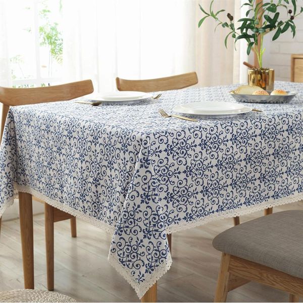 table cloth chinese classical style blue white porcelain lace tablecloth linen cotton dust-proof cover
table cloth chinese classical style blue white porcelain lace tablecloth linen cotton dust-proof cover