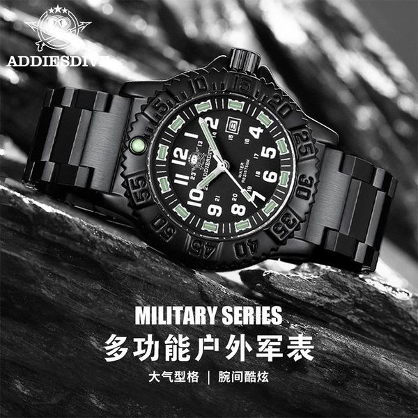 wristwatches addies/ aidis outdoor tactics luminous army style watch spot waterproof steel belt men's quartz, Slivery;brown
wristwatches addies/ aidis outdoor tactics luminous army style watch spot waterproof steel belt men's quartz, Slivery;brown