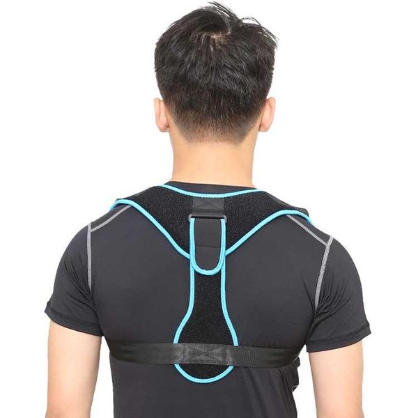aolikes back posture corrector clavicle spine back shoulder lumbar brace support belt posture correction prevents slouching, Black;blue
aolikes back posture corrector clavicle spine back shoulder lumbar brace support belt posture correction prevents slouching, Black;blue