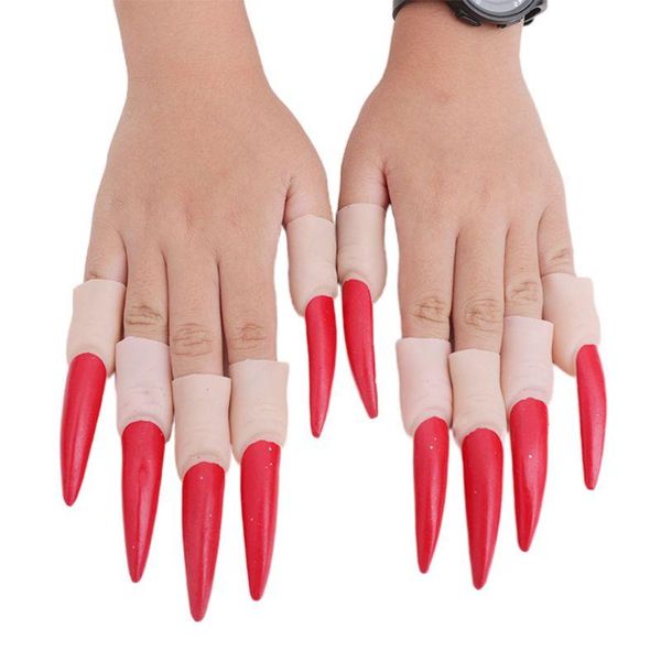 party masks 10 pcs false nail finger tips halloween props scary cosplay makeup claw
party masks 10 pcs false nail finger tips halloween props scary cosplay makeup claw