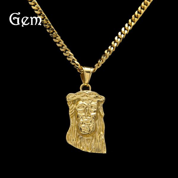 hip hop stainless steel jesus pendant smooth beard abstract jesus pendant vacuum plating color protection jewelry, Silver
hip hop stainless steel jesus pendant smooth beard abstract jesus pendant vacuum plating color protection jewelry, Silver