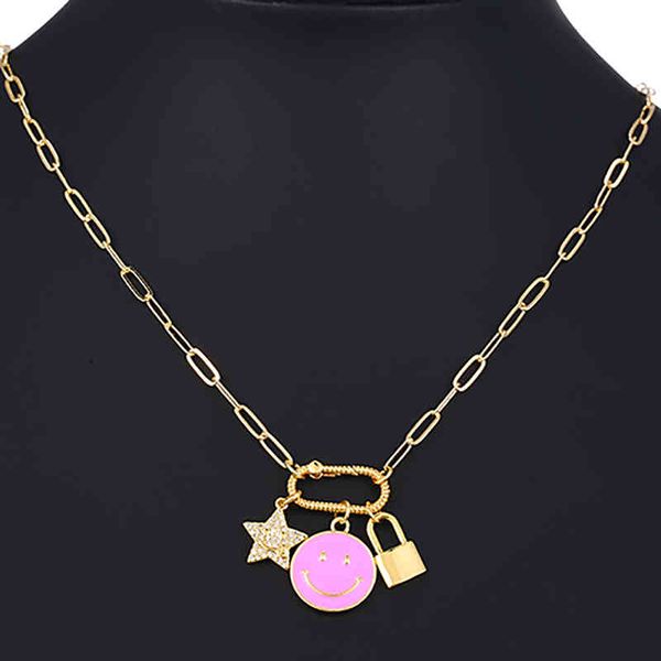 zhini luxury aaa zircon crystal statement choker necklaces for women simple cute smiley pendant necklace jewelry collares, Silver
zhini luxury aaa zircon crystal statement choker necklaces for women simple cute smiley pendant necklace jewelry collares, Silver