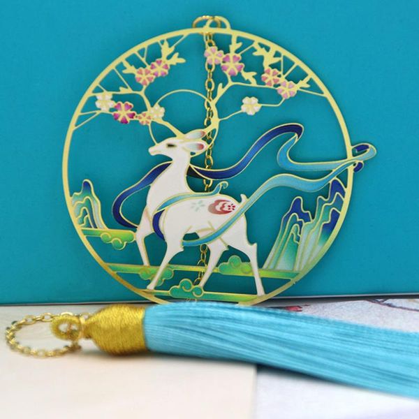 bookmark nine-colored deer cartoon metal tassel pendant pattern book mark page folder decor office school supplies stationery
bookmark nine-colored deer cartoon metal tassel pendant pattern book mark page folder decor office school supplies stationery