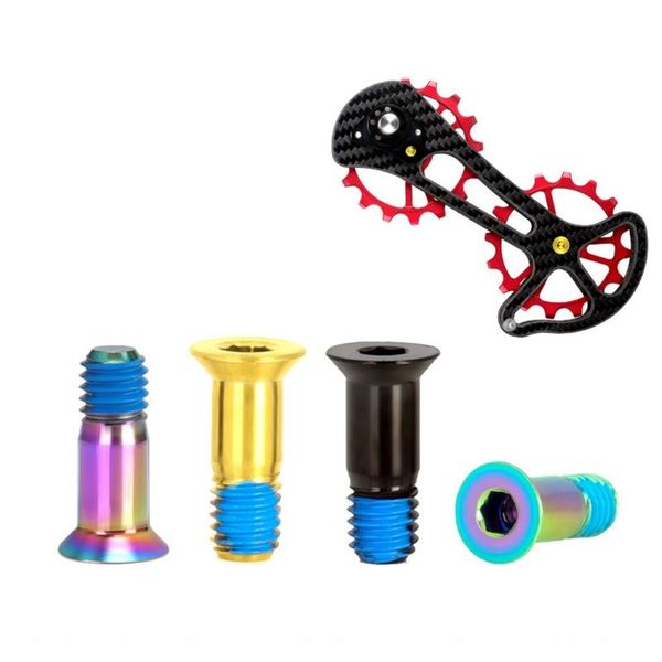 bike heels & chainwheels 2021 2pcs bicycle m5 rear derailleur guide wheel screw titanium alloy tension fixed bolt mountain road fol
bike heels & chainwheels 2021 2pcs bicycle m5 rear derailleur guide wheel screw titanium alloy tension fixed bolt mountain road fol