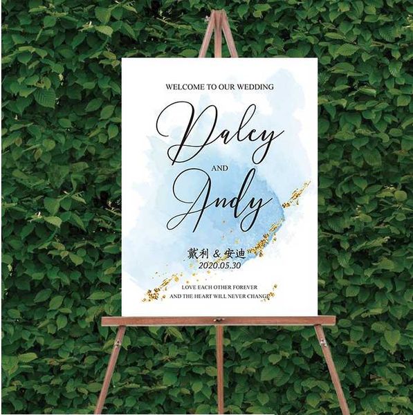 party decoration 1pc wedding day welcome sign blue theme engagement sticker canvas personality your names date in any language
party decoration 1pc wedding day welcome sign blue theme engagement sticker canvas personality your names date in any language
