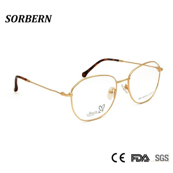 fashion sunglasses frames sorbern arrival alloy eyeglasses women men optical brand designer myopia eyewear plain glasses clear lens, Black
fashion sunglasses frames sorbern arrival alloy eyeglasses women men optical brand designer myopia eyewear plain glasses clear lens, Black