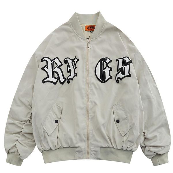 men's jackets baseball jacket coat men oversized zipper letter embroidery bomber college varsity hip hop streetwear harajuku vintage, Black;brown
men's jackets baseball jacket coat men oversized zipper letter embroidery bomber college varsity hip hop streetwear harajuku vintage, Black;brown