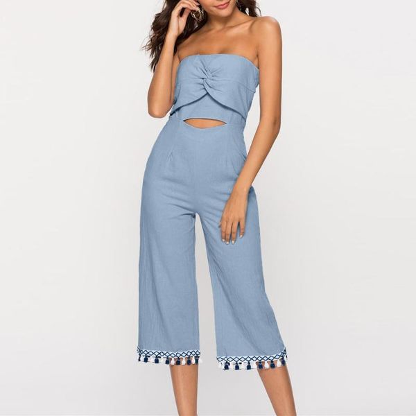women's jumpsuits & rompers clothes 2021 womens summer lady soild sleeveless long trouser playsuits jumpsuit drop, Black;white
women's jumpsuits & rompers clothes 2021 womens summer lady soild sleeveless long trouser playsuits jumpsuit drop, Black;white