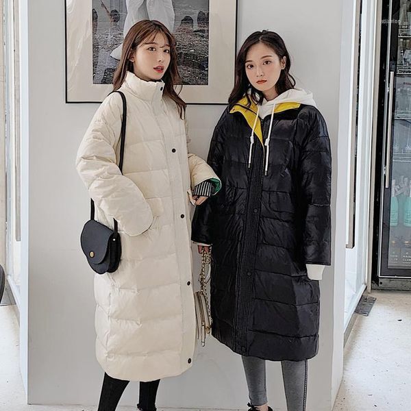 women's down & parkas 2021 design korean style winter jacket women stand collar solid female coat loose oversized womens short parka 24, Black
women's down & parkas 2021 design korean style winter jacket women stand collar solid female coat loose oversized womens short parka 24, Black