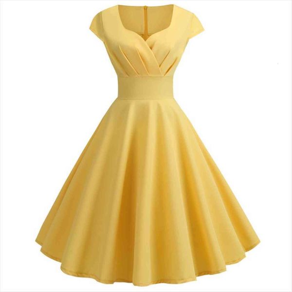 pink summer v neck women dress big swing vintage robe femme elegant retro pin up party office midi dresses plus, Black;gray
pink summer v neck women dress big swing vintage robe femme elegant retro pin up party office midi dresses plus, Black;gray