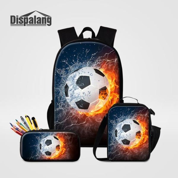 backpack design flame soccers footballs prints school bags for elementary students 3pcs/set schoolbag food bag and pen case knapsack
backpack design flame soccers footballs prints school bags for elementary students 3pcs/set schoolbag food bag and pen case knapsack