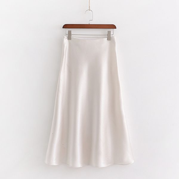 women new 2021 high waist spring a-line fashion pure color elegant midi length skirt faldas jupe femme saia b6m8, Black
women new 2021 high waist spring a-line fashion pure color elegant midi length skirt faldas jupe femme saia b6m8, Black