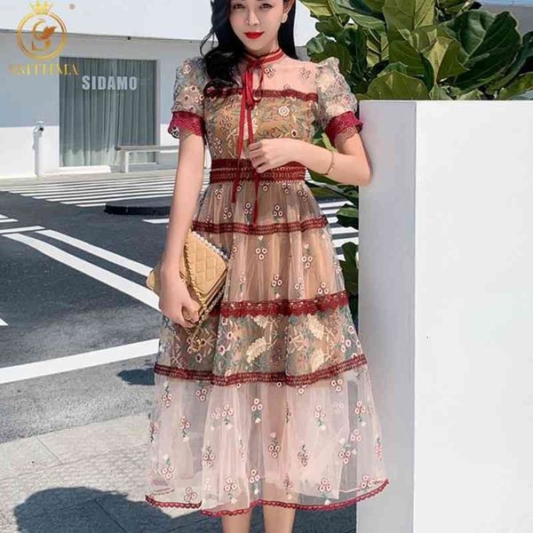 casual dresses 2021 fashion runway gorgeous summer robe women short sleeve luxury lace mesh embroidery vintage 32lv, Black;gray
casual dresses 2021 fashion runway gorgeous summer robe women short sleeve luxury lace mesh embroidery vintage 32lv, Black;gray