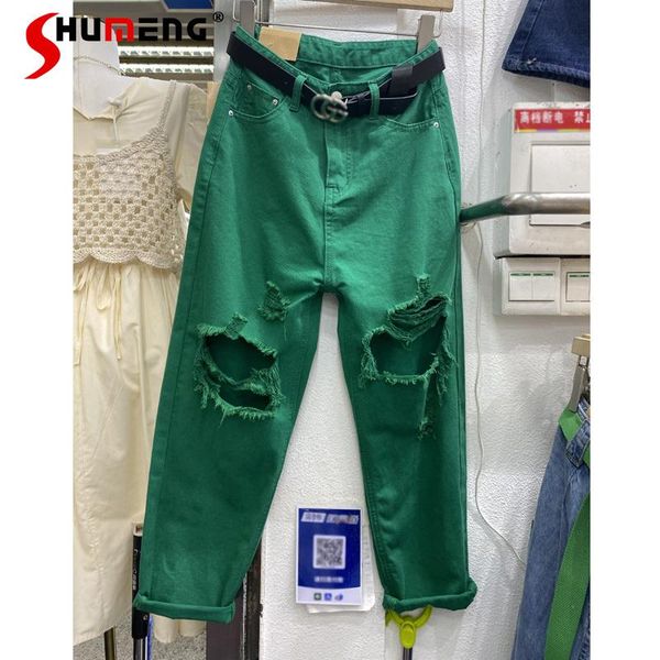 women's jeans green ripped denim boyfriend for women 2021 summer vintage white thin high waisted washed jean harem pants, Blue
women's jeans green ripped denim boyfriend for women 2021 summer vintage white thin high waisted washed jean harem pants, Blue