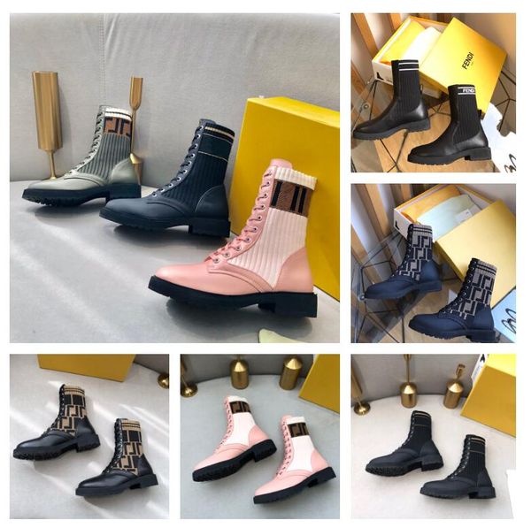 2021 women rockoko knitted stretch martin boots black leather knight short boot design casual shoes size35 40 a2
2021 women rockoko knitted stretch martin boots black leather knight short boot design casual shoes size35 40 a2