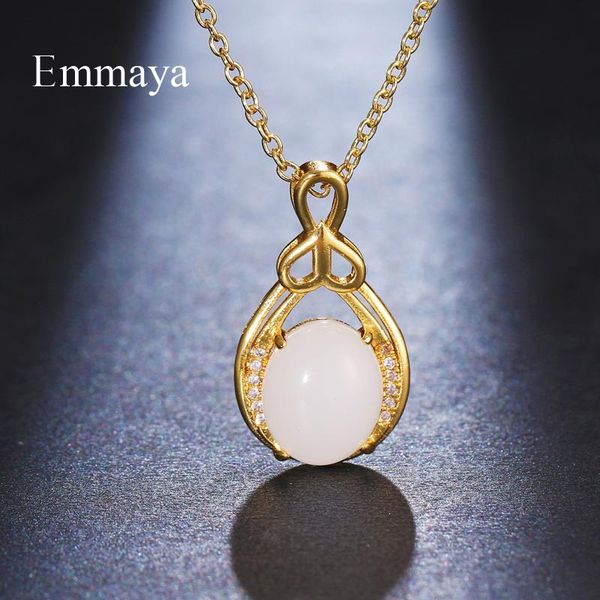 pendant necklaces emmaya arrival fancy white glass necklace for female gold jewelry fahsion party simplicity style round shape exquisite gif, Silver
pendant necklaces emmaya arrival fancy white glass necklace for female gold jewelry fahsion party simplicity style round shape exquisite gif, Silver