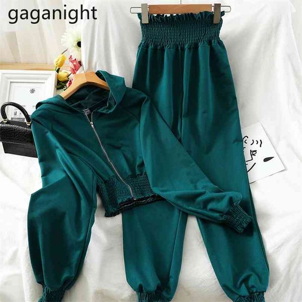 fashion women two pieces set zipper solid crop coat elastic high waist ankle length harem pant lady suit 2 210601, White
fashion women two pieces set zipper solid crop coat elastic high waist ankle length harem pant lady suit 2 210601, White