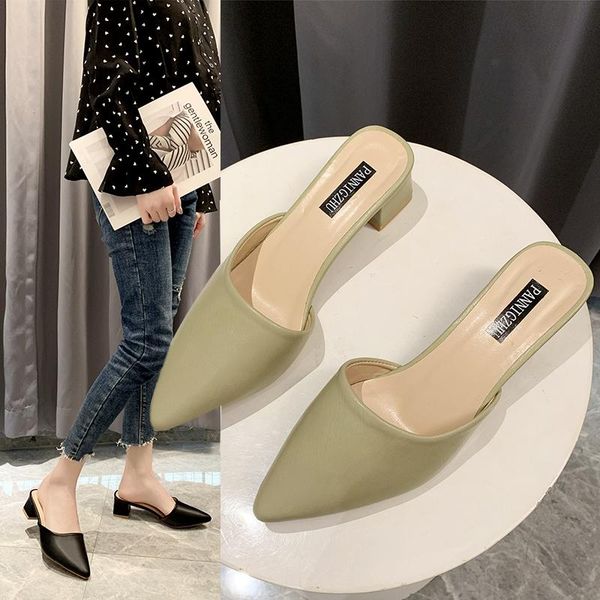 shoes winter woman slipper slides cover toe fashion square heel med pantofle pointed luxury block 2021 soft pu scandals rome hoo, Black
shoes winter woman slipper slides cover toe fashion square heel med pantofle pointed luxury block 2021 soft pu scandals rome hoo, Black