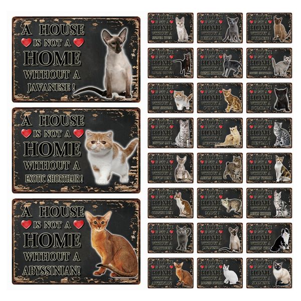pets cat ocicat siamese bengal bombay rex metal sign tin poster home decor bar wall art painting 20*30 cm size dy97
pets cat ocicat siamese bengal bombay rex metal sign tin poster home decor bar wall art painting 20*30 cm size dy97