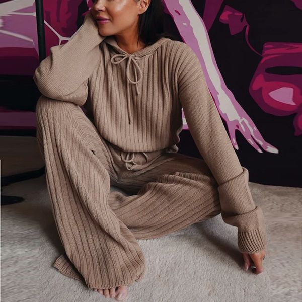 New 2021 Winter Tracksuit 2 Peice Sets Suit for Knitted Long Sleeve Two Piece Set Hoodies Top + Pants Lounge Wear Women 5Z2P, White
New 2021 Winter Tracksuit 2 Peice Sets Suit for Knitted Long Sleeve Two Piece Set Hoodies Top + Pants Lounge Wear Women 5Z2P, White