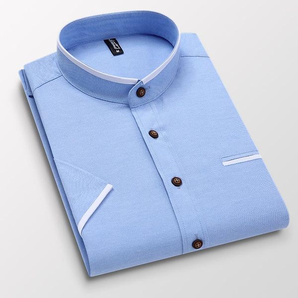 men's casual shirts clothing short sleeve regular-fit button-down thick solid oxford dress white shirt single patch pocket stand, White;black
men's casual shirts clothing short sleeve regular-fit button-down thick solid oxford dress white shirt single patch pocket stand, White;black