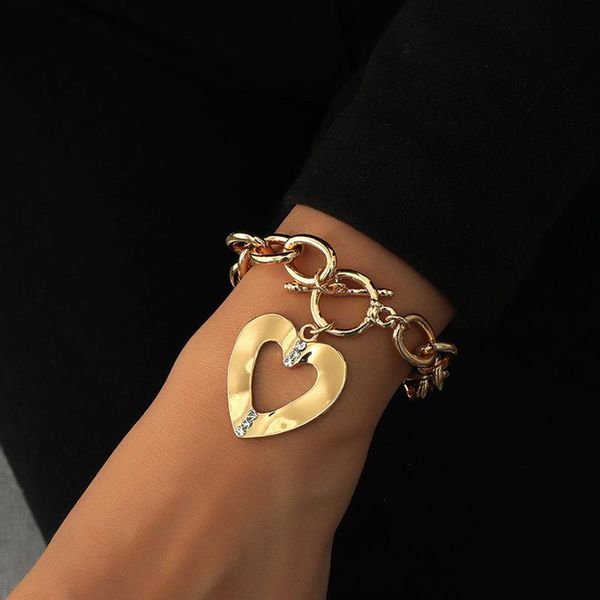 bangle ornapeadia minimalist bracelet for women wholesale love heart pendant chain couple alloy ot buckle, Black
bangle ornapeadia minimalist bracelet for women wholesale love heart pendant chain couple alloy ot buckle, Black