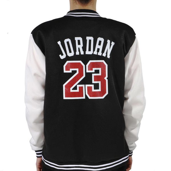 2021 new single casual baseball no. 23 ball short jacket men's ribbed sleeve brand clothing wool splicing 6i71, Black
2021 new single casual baseball no. 23 ball short jacket men's ribbed sleeve brand clothing wool splicing 6i71, Black