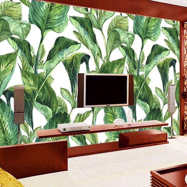 wallpapers custom wall mural green banana leaf waterproof canvas painting 3d po wallpaper for living room sofa tv background home decor
wallpapers custom wall mural green banana leaf waterproof canvas painting 3d po wallpaper for living room sofa tv background home decor