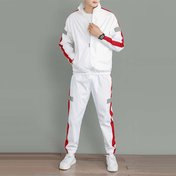 2020 sports men's autumn reflective strip suit, tooling, sanitary ware, net red, korean version suit, Gray
2020 sports men's autumn reflective strip suit, tooling, sanitary ware, net red, korean version suit, Gray