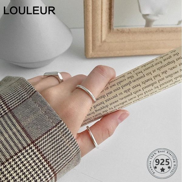 cluster rings louleur real s990 pure silver sample minimalist smooth circle round ring for women female luxury fine jewelry, Golden;silver
cluster rings louleur real s990 pure silver sample minimalist smooth circle round ring for women female luxury fine jewelry, Golden;silver