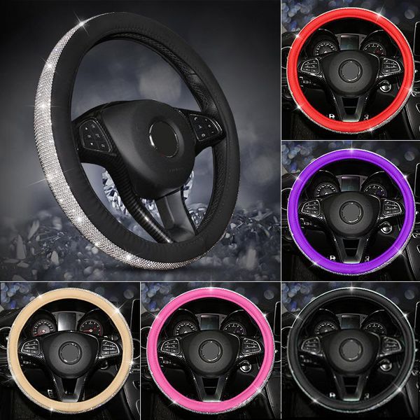 steering wheel covers bling diamond car cover crystal glitter rhinestones universal 15 inch auto accessories for women
steering wheel covers bling diamond car cover crystal glitter rhinestones universal 15 inch auto accessories for women
