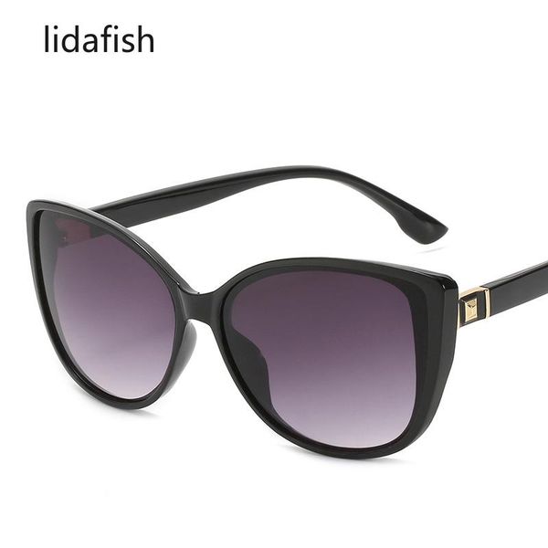 sunglasses lidafish classic retro cat eye women large frame fashion tea gradient, White;black
sunglasses lidafish classic retro cat eye women large frame fashion tea gradient, White;black