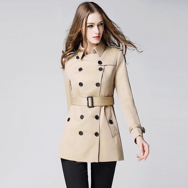 women's trench coats khaki spring ladies coat for women waterproof double breasted long sleeves womens casaco feminino overcoat woman, Tan;black
women's trench coats khaki spring ladies coat for women waterproof double breasted long sleeves womens casaco feminino overcoat woman, Tan;black