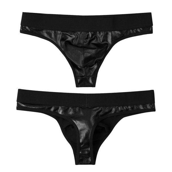 men's g-strings men lingerie shiny briefs gay underwear wetlook patent leather bulge pouch sissy underpants low rise elastic thongs, Black;brown
men's g-strings men lingerie shiny briefs gay underwear wetlook patent leather bulge pouch sissy underpants low rise elastic thongs, Black;brown