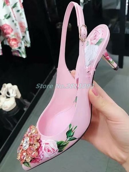 dress shoes slingback crystal thin heel pumps shallow pointed toe back strap flower decor pink stiletto heels women, Black
dress shoes slingback crystal thin heel pumps shallow pointed toe back strap flower decor pink stiletto heels women, Black