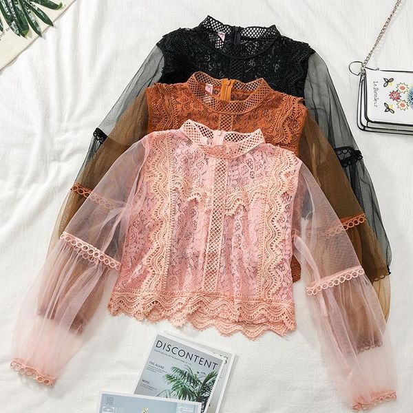 women's blouses & shirts women summer o-neck puff sleeve ruffles shirt casual short high waist hollow out lace flower pullover mesh gau, White
women's blouses & shirts women summer o-neck puff sleeve ruffles shirt casual short high waist hollow out lace flower pullover mesh gau, White