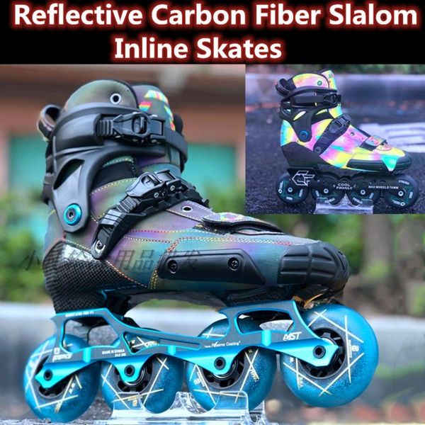 reflective carbon fiber slalom inline skates child roller skating shoes sliding patines similar with igor ksj hv
reflective carbon fiber slalom inline skates child roller skating shoes sliding patines similar with igor ksj hv