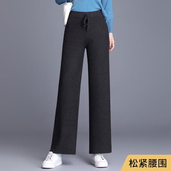 women's leggings 2021 autumn & winter elastic waist casual knitted wide leg pants high slim simple women harem long, Black
women's leggings 2021 autumn & winter elastic waist casual knitted wide leg pants high slim simple women harem long, Black