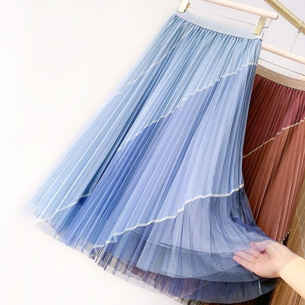 quality 2021 new women summer boho a-line mesh stretch high waist long pleated skirt femme elegant faldas jupe saia aggo, Black
quality 2021 new women summer boho a-line mesh stretch high waist long pleated skirt femme elegant faldas jupe saia aggo, Black