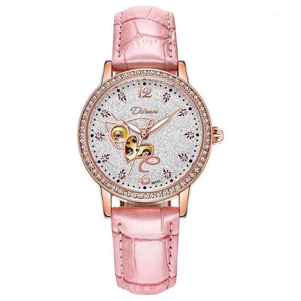 fashion genuine leather womens watch starry sky diamond watches for women waterproof automatic mechanical wristwatches, Slivery;brown
fashion genuine leather womens watch starry sky diamond watches for women waterproof automatic mechanical wristwatches, Slivery;brown