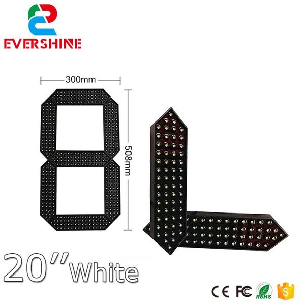 high brightness 12000mcd led display module 7 segment gas price digital module 20'' white color led display
high brightness 12000mcd led display module 7 segment gas price digital module 20'' white color led display