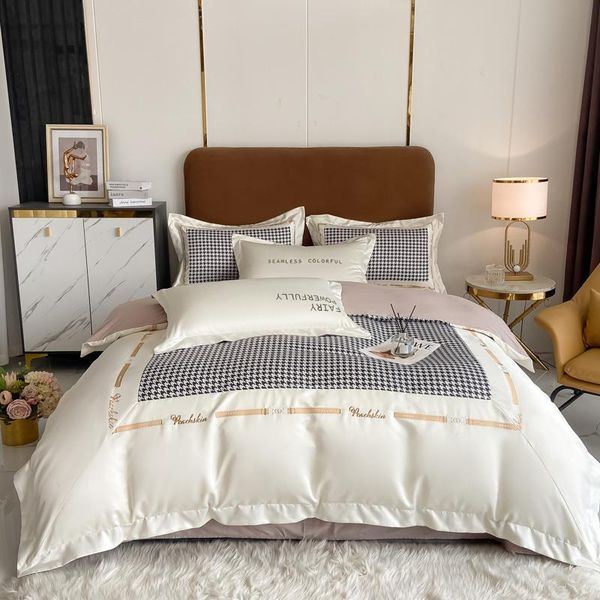 bedding sets luxury white pink satin silk cotton embroidery set king double lattice duvet cover bed sheet pillowcases
bedding sets luxury white pink satin silk cotton embroidery set king double lattice duvet cover bed sheet pillowcases