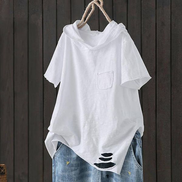 men's t-shirts cotton women hoodie short sleeve t-shirt casual ripped pocket printed, White;black
men's t-shirts cotton women hoodie short sleeve t-shirt casual ripped pocket printed, White;black