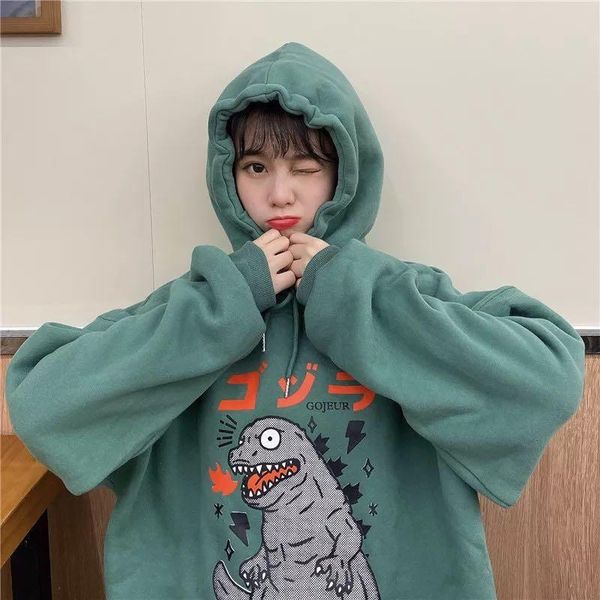 women's hoodies & sweatshirts womens harajuku cartoon monster fleece winter autumn hooded women kawaii long sleeve plus size pullover, Black
women's hoodies & sweatshirts womens harajuku cartoon monster fleece winter autumn hooded women kawaii long sleeve plus size pullover, Black