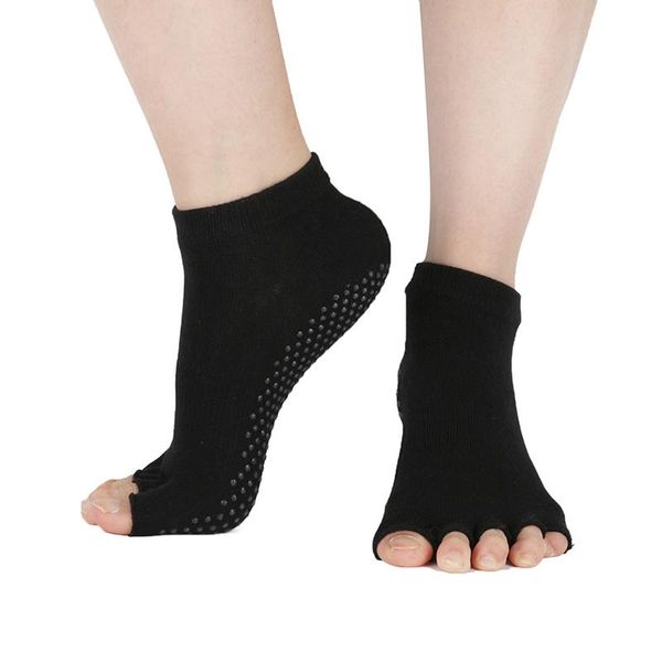 sports socks women yoga five toe anti slip for lady gym fitness pilates sock professional slippers dance protector, Black
sports socks women yoga five toe anti slip for lady gym fitness pilates sock professional slippers dance protector, Black