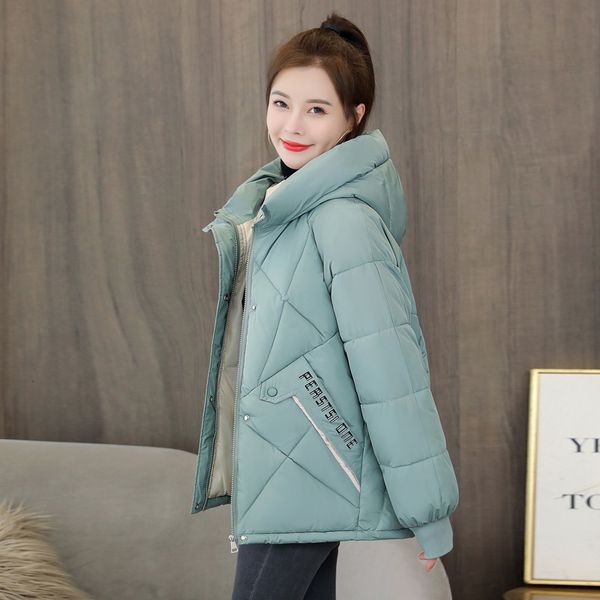 women winter jacket fashion with a hat cotton-padded warm slim coat women short down parka outwear female plus size 201014, Black
women winter jacket fashion with a hat cotton-padded warm slim coat women short down parka outwear female plus size 201014, Black
