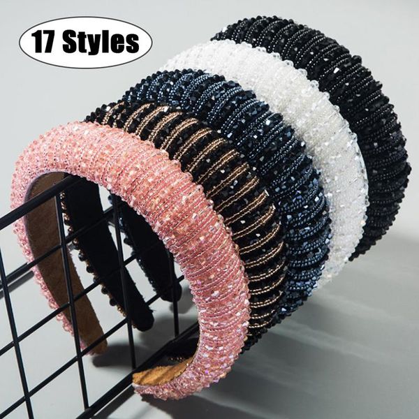 hair clips & barrettes wide colorful crystal beads headband for lady luxury glitter padded sponge hoop bridal wedding, Golden;silver
hair clips & barrettes wide colorful crystal beads headband for lady luxury glitter padded sponge hoop bridal wedding, Golden;silver