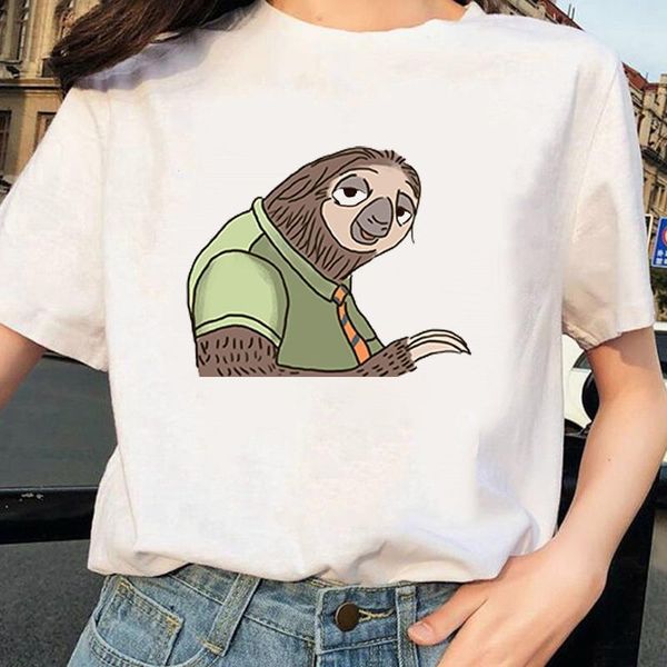 2021 women t shirt sleepy sloth print casual short sleeve o-neck t-shirt cute tshirts camiseta mujer woman clothing, White
2021 women t shirt sleepy sloth print casual short sleeve o-neck t-shirt cute tshirts camiseta mujer woman clothing, White