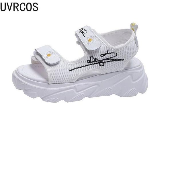sandals 2021 summer women's fashion all-match vamp small daisy embroidered thick bottom fresh, Black
sandals 2021 summer women's fashion all-match vamp small daisy embroidered thick bottom fresh, Black