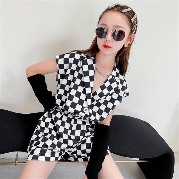 teen girls overall jumpsuit with waist belt summer short sleeve romper plaid kids shorts one piece fashion clothes, White
teen girls overall jumpsuit with waist belt summer short sleeve romper plaid kids shorts one piece fashion clothes, White
